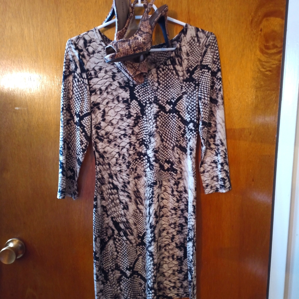 Dress and matching shoes!